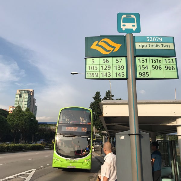 Bus Stop 579 Opp Trellis Twr Bus Station In Singapore
