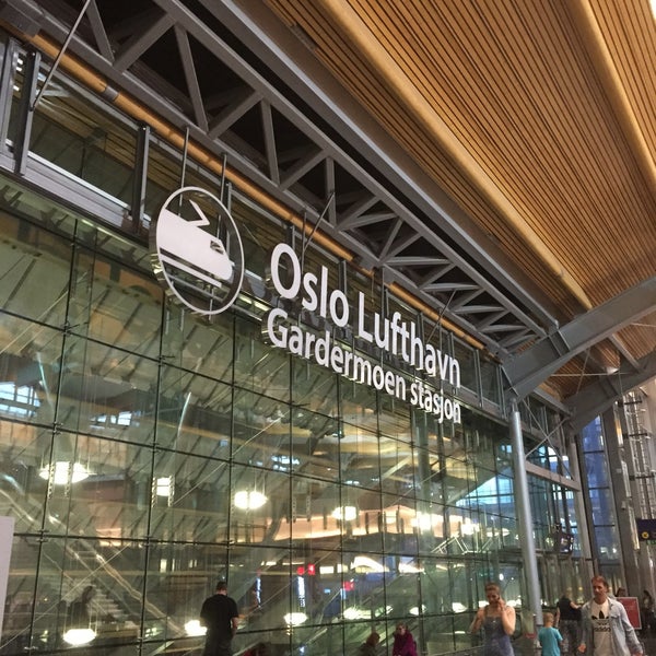 Gardermoen stasjon Rail Station in Gardermoen