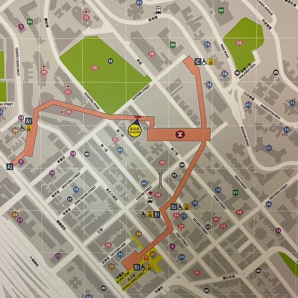 Sai Ying Pun Mtr Map Photos At Mtr Sai Ying Pun Station