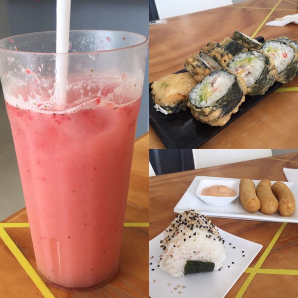 Los calpis de fresa y mango deliciosos. Precios increíblemente accesibles, el sushi takana mi favorito.