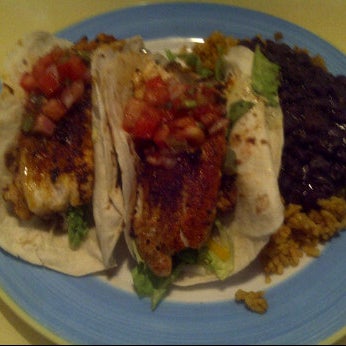 You have to try the fish tacos...I ordered mine blackened. Yum!