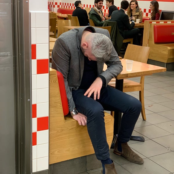 Photo taken at Five Guys by Marco V. on 12/7/2018
