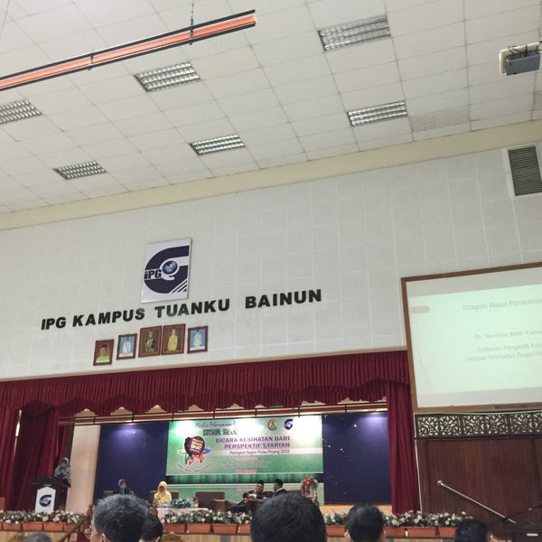 Photos At Dewan Aminuddin Baki Ipg Kampus Tuanku Bainun College Auditorium