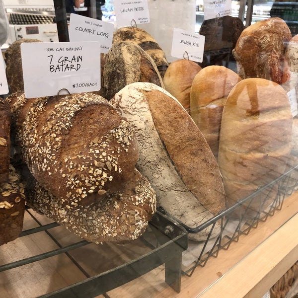 Good selection of artisanal bread.