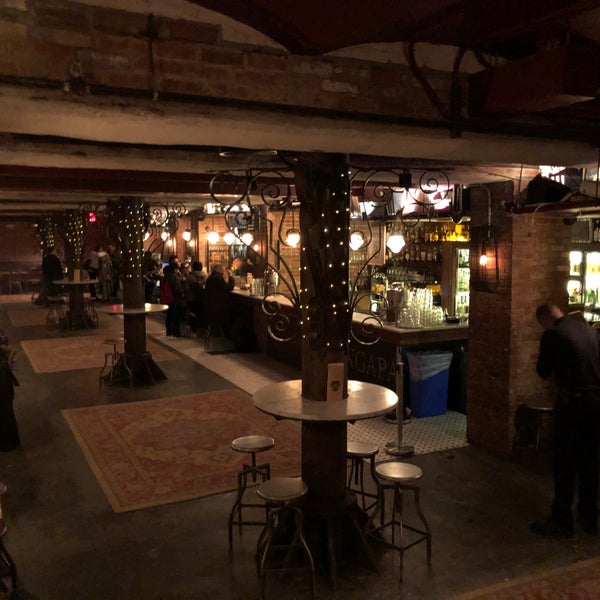 Nice basement space but the cocktails are premixed and disappointing and our bartender  was totally uninterested. The 80s-00s retro music is decent.