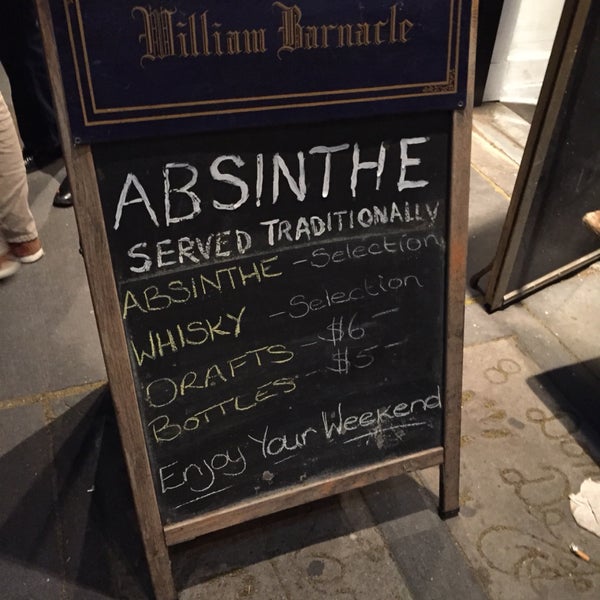 Absinthe is good here.