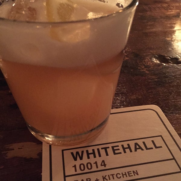 Can't go wrong with a whiskey sour.
