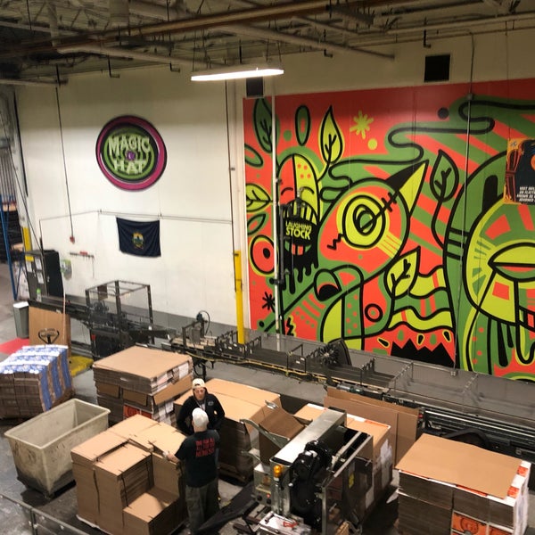 Photo taken at Magic Hat Brewing Company by James H. on 1/3/2019