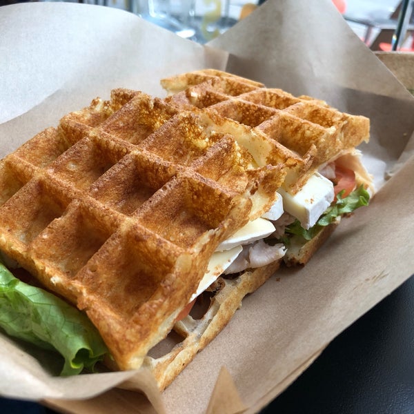 Fantastic waffle sandwiches. Creative food and friendly service.