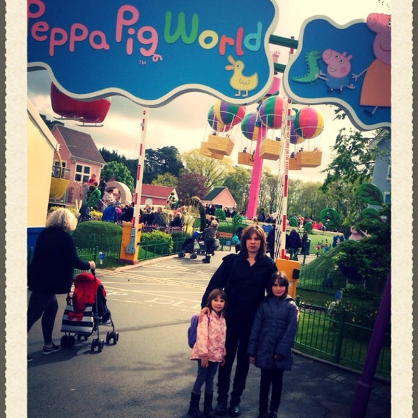 Photo taken at Peppa Pig World by Lee P. on 4/26/2014