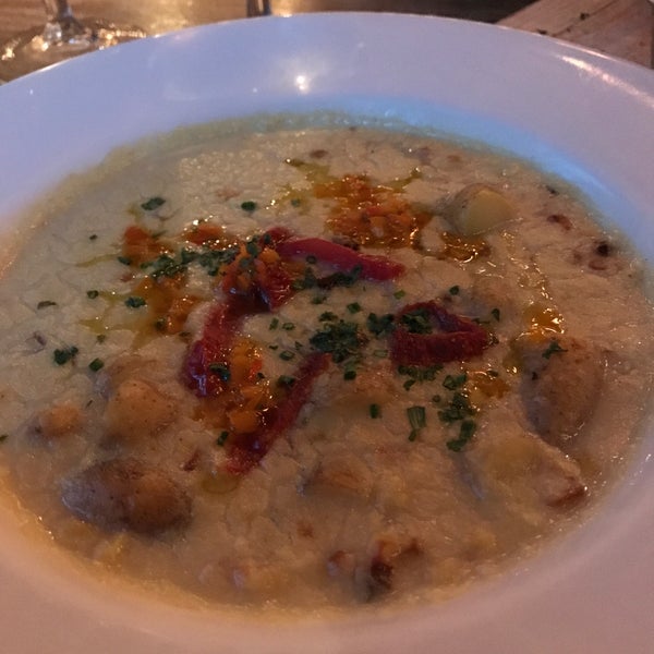 Get the corn chowder! Service was excellent!
