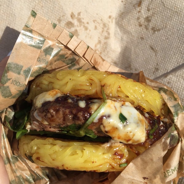 The REAL ramen burger. It was out of this world. I got mine at Smorgasburg.