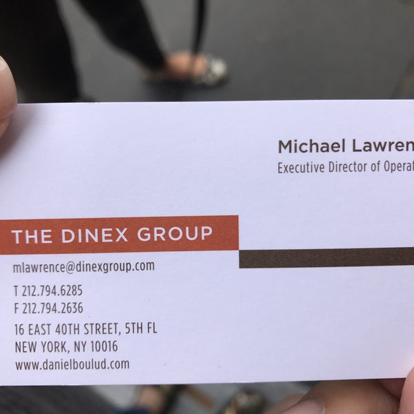 The waiters & waitresses were lovely, however Michael Lawrence, who is the manager and director of operations happens to be the rudest person I have ever encountered at any fine dining establishment.
