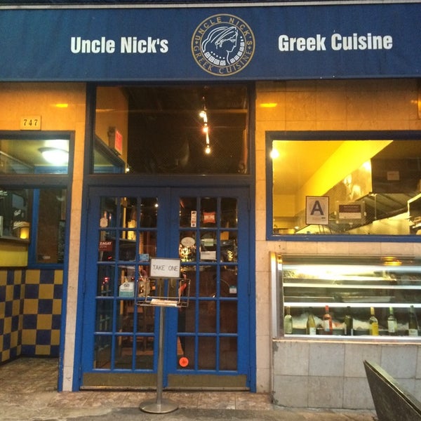Photo taken at Uncle Nick&#39;s Greek Cuisine by Thomas M. on 10/23/2014