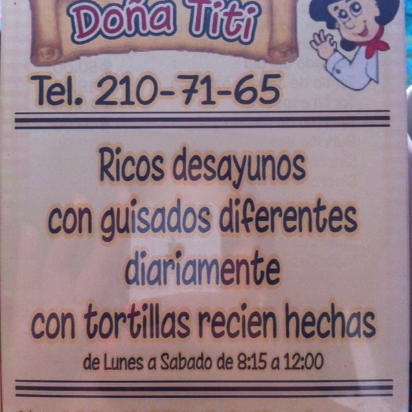 Doña Titi - Iturbide 254