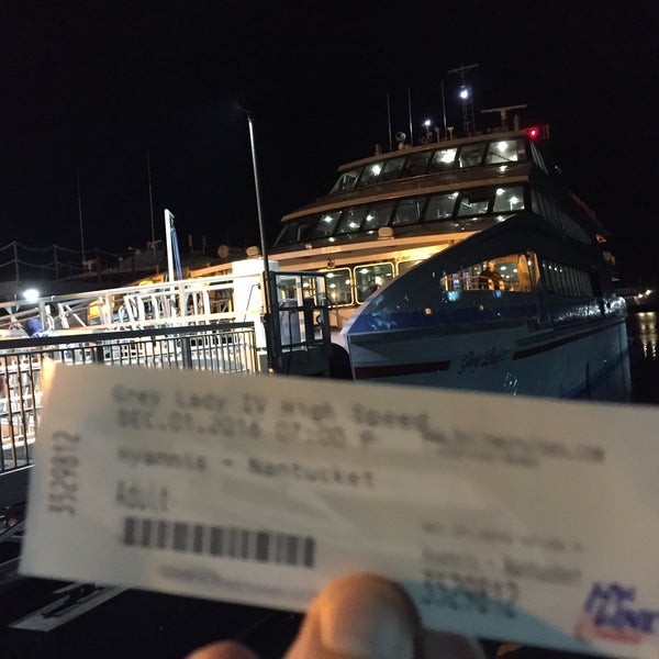 Photo taken at Hy-Line Cruises Ferry Terminal (Hyannis) by George Z. on 12/1/2016