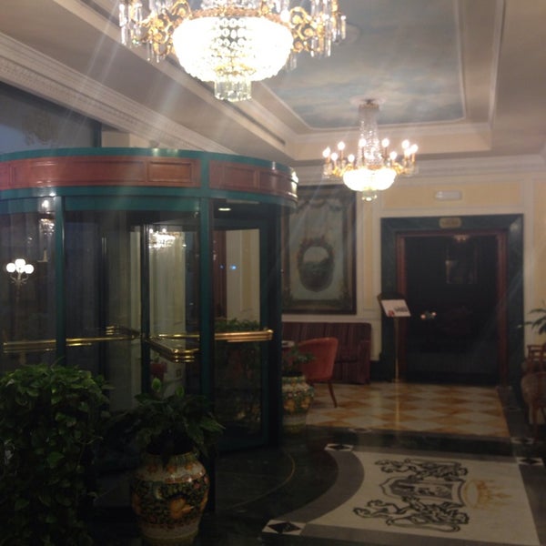 Photo taken at Mecenate Palace Hotel by Tatiana on 3/7/2014