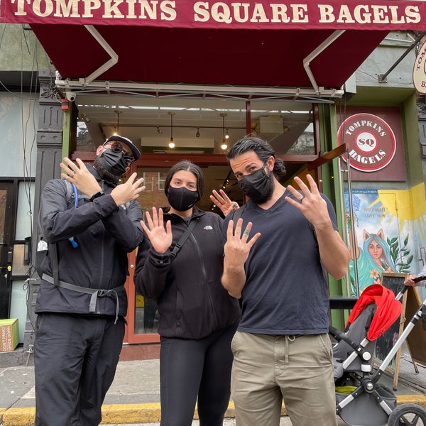 Photo taken at Tompkins Square Bagels by Sarah R. on 4/17/2021