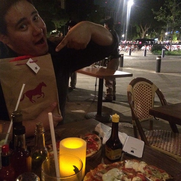 Photo taken at La Fabbrica -Pizza Bar- by Astrid Q. on 8/15/2015