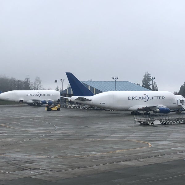 Photo taken at Future of Flight Aviation Center &amp; Boeing Tour by 雪月 ハ. on 2/13/2020
