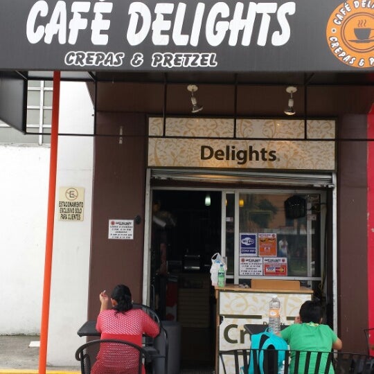 Photo taken at Café Delights Crêpes &amp; Pretzels by Café Delights Crêpes M. on 8/11/2014
