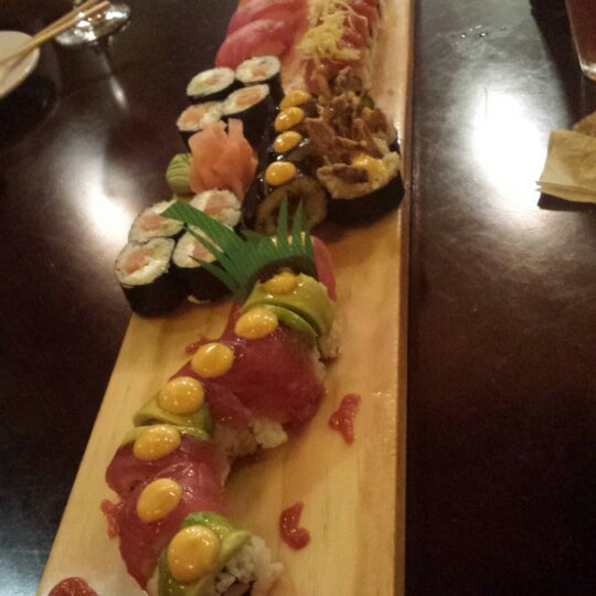 Photo taken at Takara Sushi &amp; Sake Lounge by Tyler H. on 2/12/2014