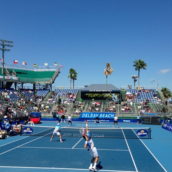 Foto scattata a Delray Beach International Tennis Championships (ITC) da Miami Tennis N. il 3/3/2013