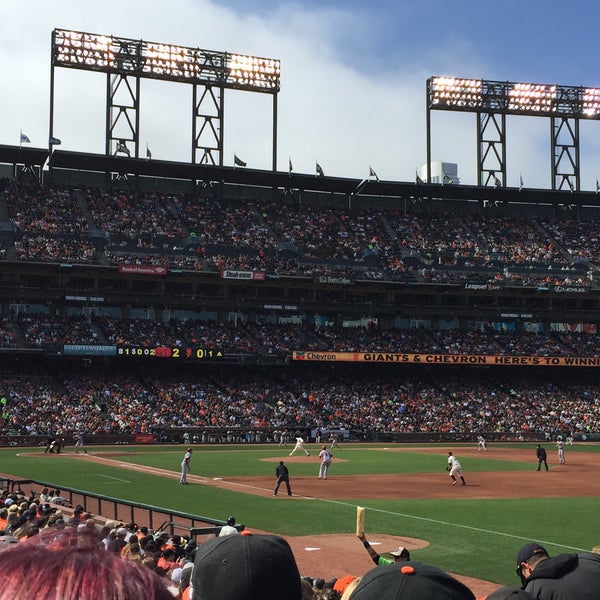 Photo taken at Oracle Park by Eli T. on 6/14/2015