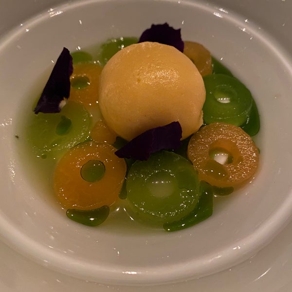 Very fancy, we had the 5 course tasting menu. The melon desert was spectacular.