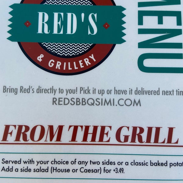 Photo taken at Red&#39;s Barbecue &amp; Grillery by Judy A. on 6/26/2022