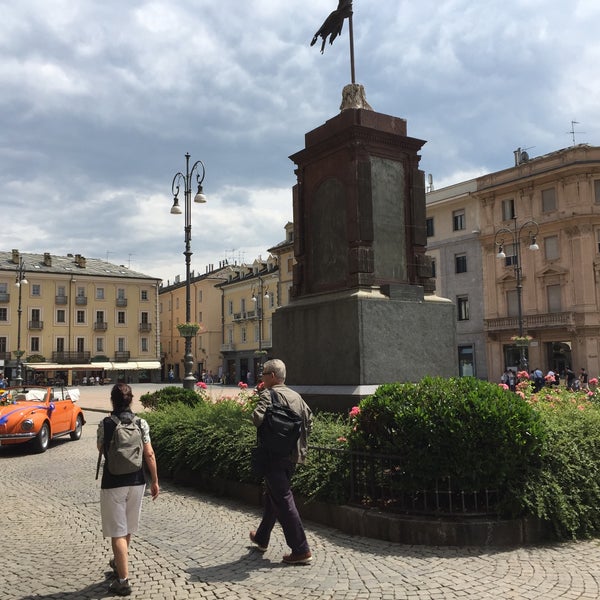 Photo taken at Piazza Chanoux by Mike W. on 6/3/2017