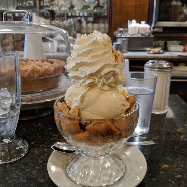 Great grilled cheese sandwiches and ice cream sundaes; think about sharing a full size sundae, it's quite enormous!