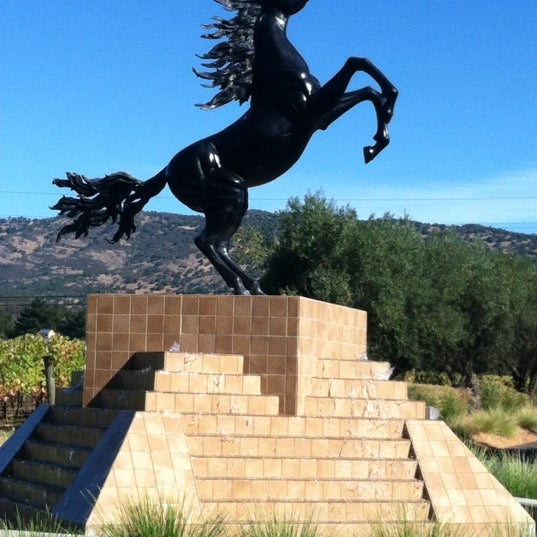 Photo taken at Black Stallion Winery by Lori T. on 10/30/2012