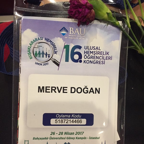 Photo taken at Bahçeşehir Üniversitesi by Merve D. on 4/26/2017