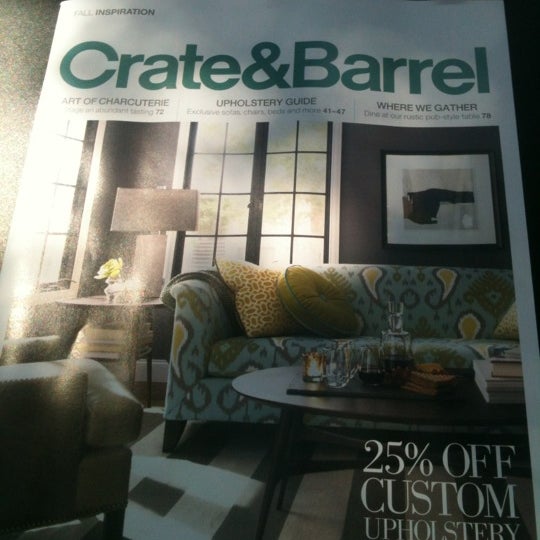 Photo taken at Crate &amp; Barrel by Grazia C. on 9/10/2012
