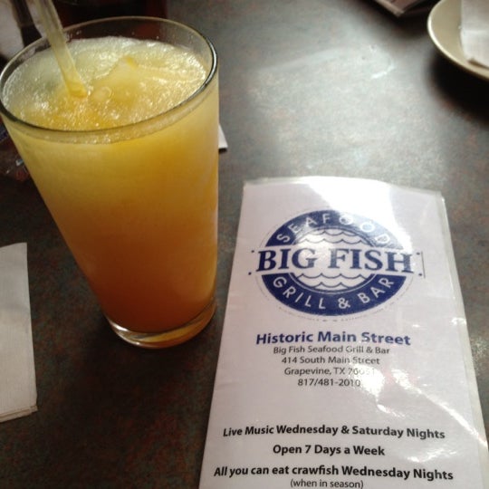 Photo taken at Big Fish Seafood Grill &amp; Bar by Jinny N. on 8/14/2012