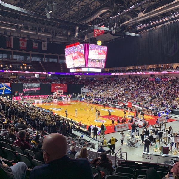 Photo taken at Wells Fargo Arena by Ryan W. on 2/28/2019