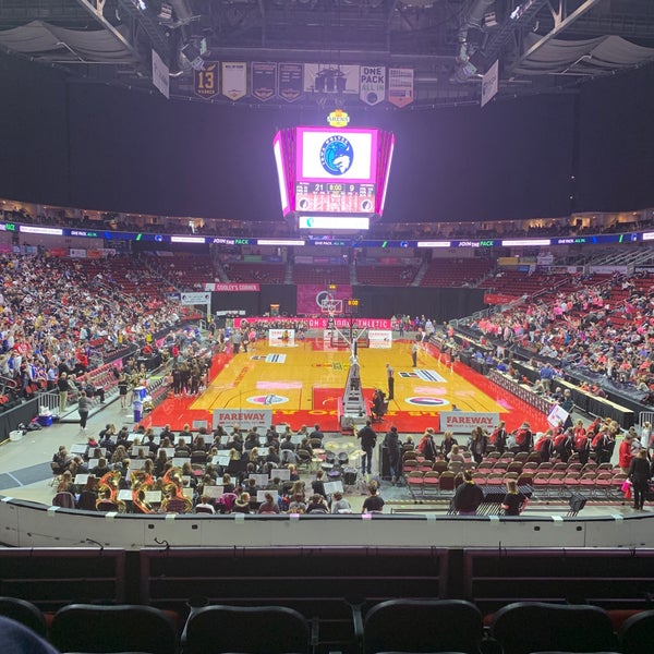 Photo taken at Wells Fargo Arena by Ryan W. on 2/25/2019