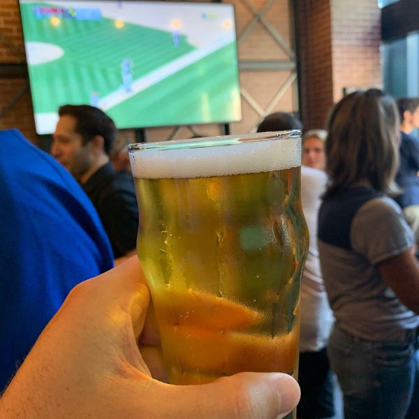 Photo taken at Lucky Dorr Patio &amp; Tap by Tim A. on 8/4/2019
