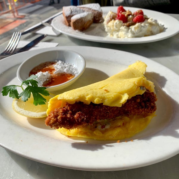 The oyster omelet is very unique, definitely never tired something like it.
