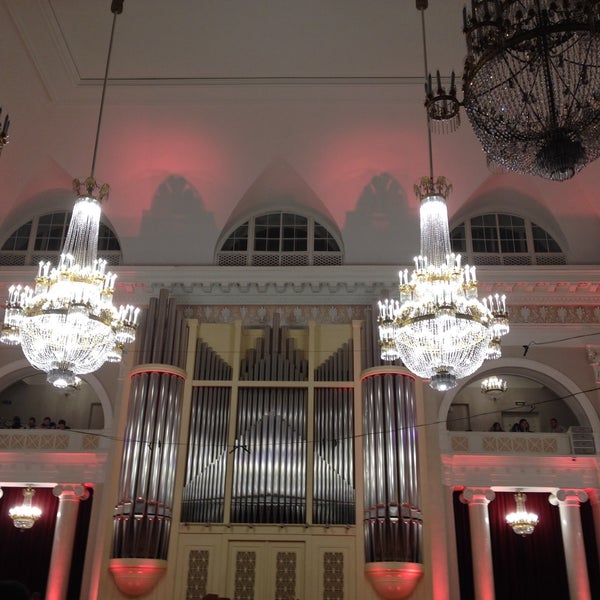 Photo taken at Grand Hall of St Petersburg Philharmonia by Алла Ю. on 5/16/2015