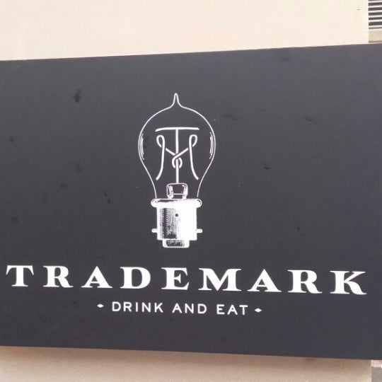 Photo taken at Trademark Drink &amp; Eat by Red Brick Town B. on 3/10/2014