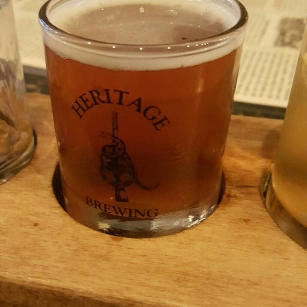 Photo taken at Heritage Brewing Co. by Christy F. on 6/26/2016