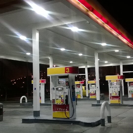 Photo taken at Shell by Larry C. on 1/29/2014