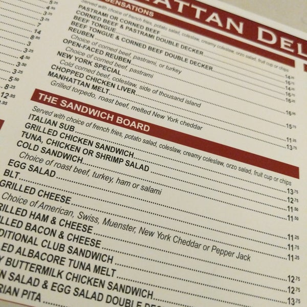 Manhattan Deli 20 tips from 467 visitors