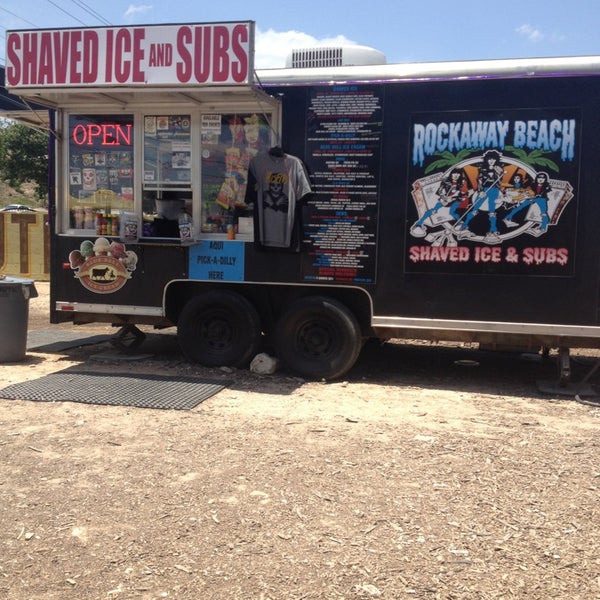 Photo taken at Rockaway Beach ATX Shaved Ice &amp; Subs by Cat D. on 6/26/2013