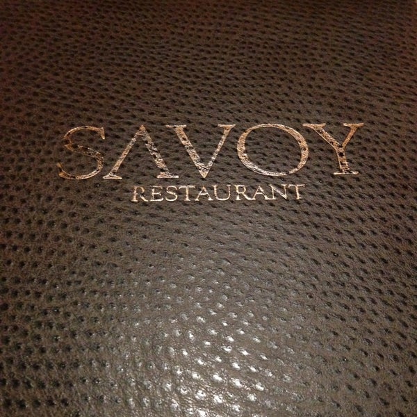 Photo taken at Savoy Restaurant by Lawrence K. on 6/22/2013