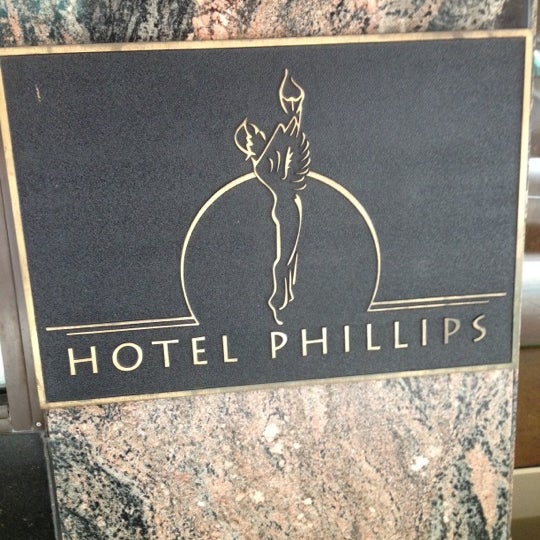 Photo taken at Hotel Phillips, Curio Collection by Hilton by Jeff P. on 10/4/2012
