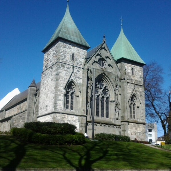 Photo taken at Stavanger Domkirke by Евгения К. on 4/28/2014