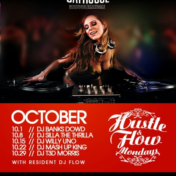 10/16/2012 tarihinde DJ Tedziyaretçi tarafından CatHouse Boutique Nightclub / Doohan&#39;s Bar &amp; Lounge'de çekilen fotoğraf